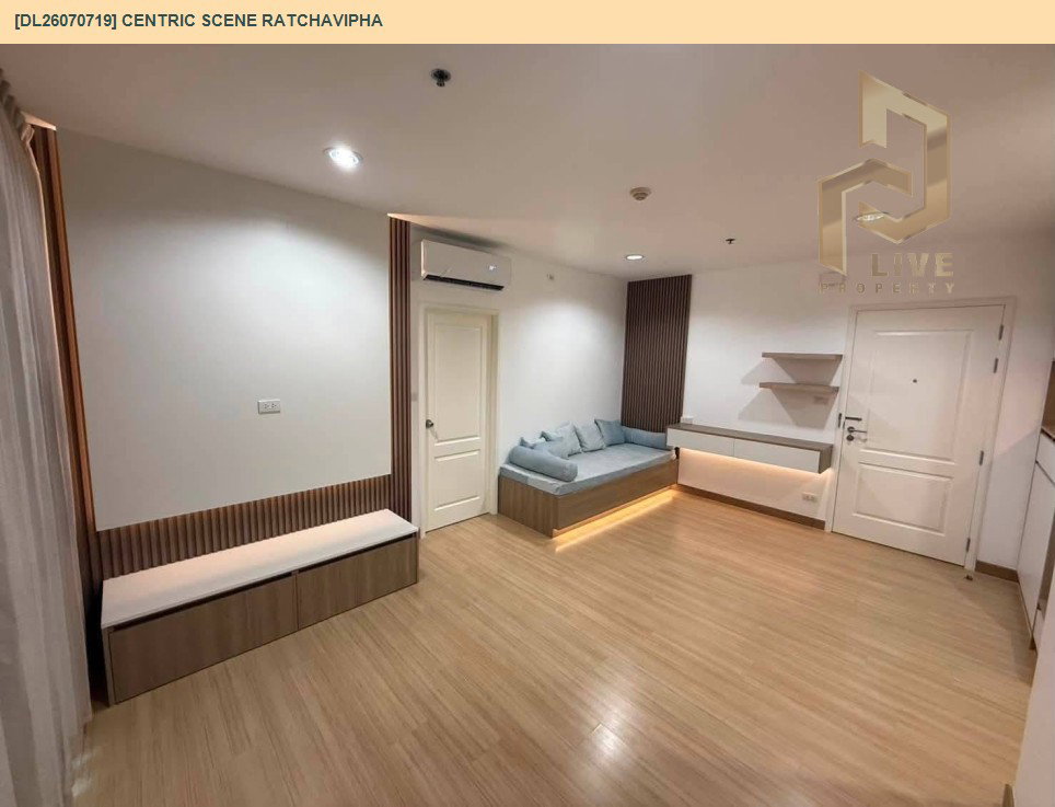 รูป DL26070719 ให้เช่าคอนโด เซ็นทริค ซีน รัชวิภา (Centric Scene Ratchavipha) ใกล้ BTS สายสีม่วง (ส่วนต่อขยาย) สถานีวงศ์สว่าง พร้อมเข้าอยู่ โทรด่วน 0614453194 LineID @952jdxxk - รูปที่ 2/14