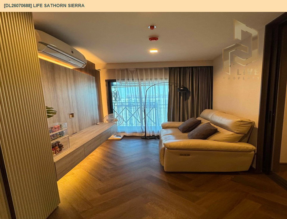 รูป DL26070688 ขายคอนโด ไลฟ์ สาทร เซียร์รา (Life Sathorn Sierra) ใกล้ BTS ตลาดพลู พร้อมเข้าอยู่ โทรด่วน 0653619502 LineID @952jdxxk - รูปที่ 3/9
