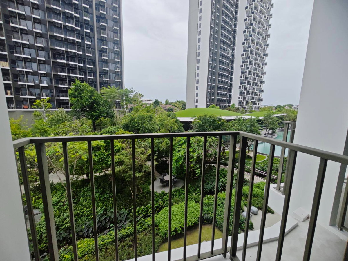 picture 🏡 For rent Noble Create Pradit Manutham 2 bedrooms | 1 bathroom | 40 sq m | Garden and swimming pool view Ready to move in - 3/14