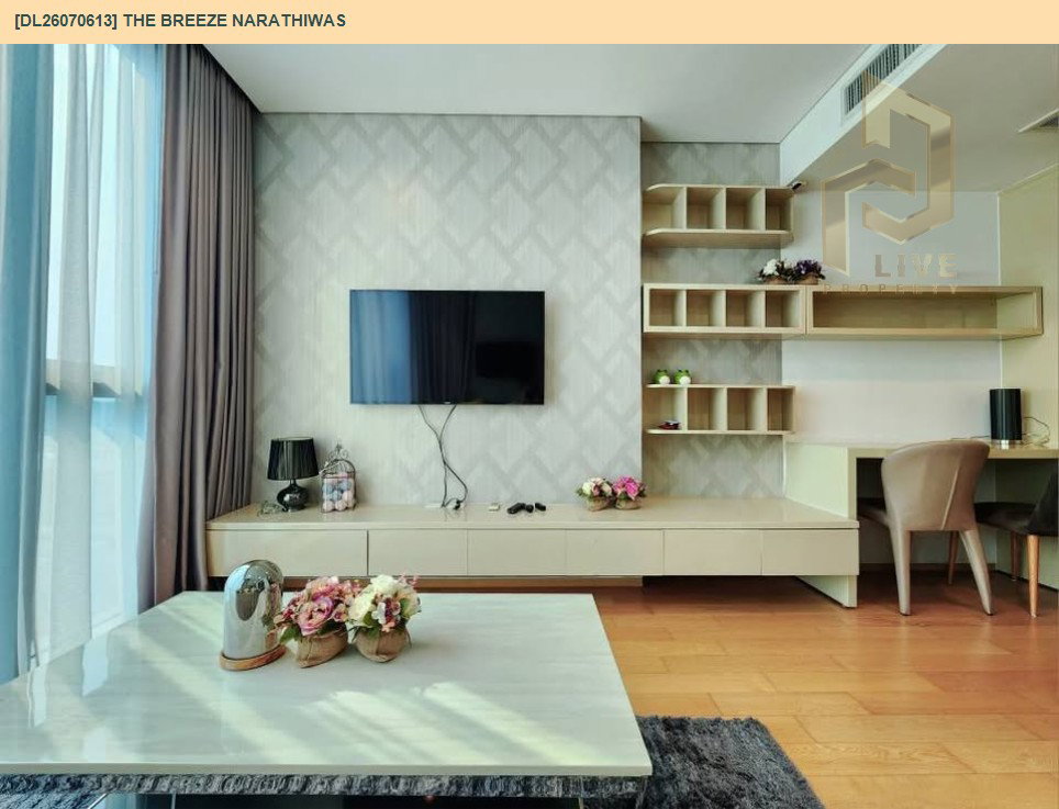รูป DL26070613 ให้เช่าคอนโด เดอะ บรีส นราธิวาส (The Breeze Narathiwas) ใกล้ BRT นราราม 3 พร้อมเข้าอยู่ โทรด่วน 0638692663 LineID @952jdxxk - รูปที่ 5/14