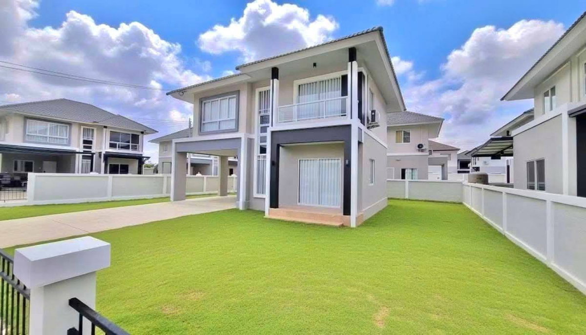 รูป ขายบ้านเดี่ยวแปลงมุม หมู่บ้านกาญจน์กนกวิลล์ 14 (สันกำแพง-เชียงใหม่) พร้อมเฟอร์นิเจอร์และเครื่องใช้ไฟฟ้า (H529) T.0946511456 - รูปที่ 2/10