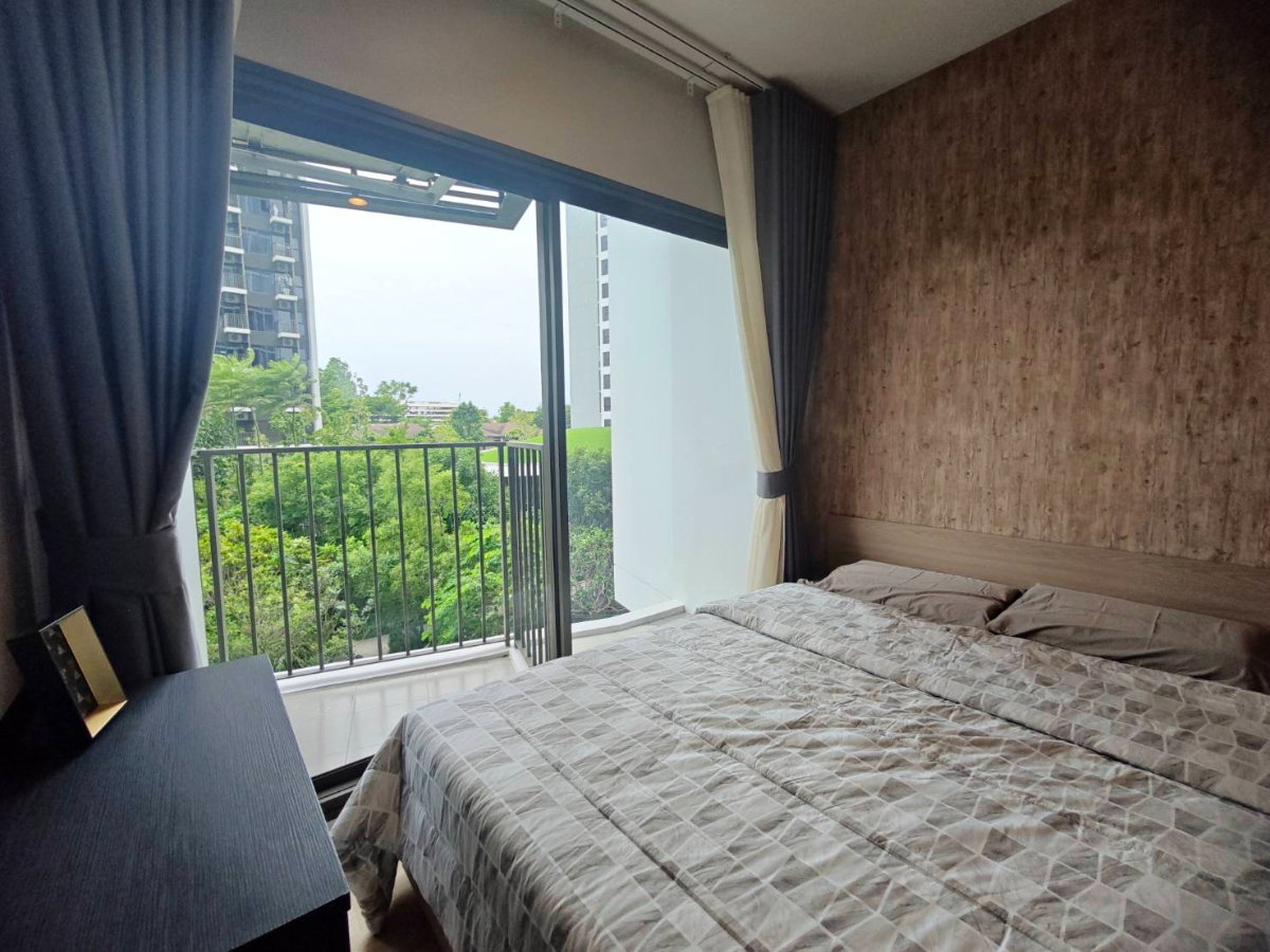 picture 🏡 For rent Noble Create Pradit Manutham 2 bedrooms | 1 bathroom | 40 sq m | Garden and swimming pool view Ready to move in - 7/14