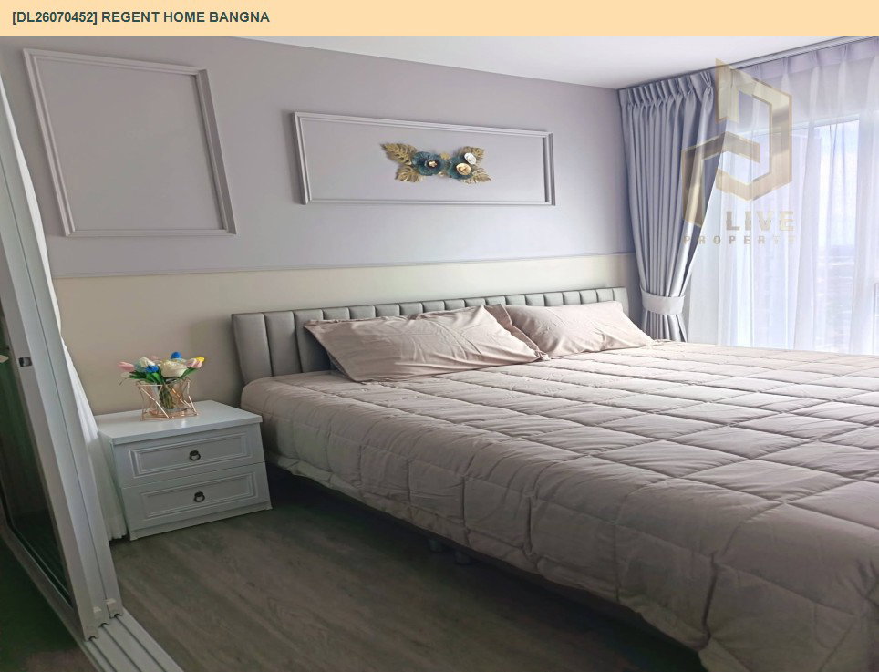 รูป DL26070452 ให้เช่าคอนโด รีเจ้นท์ โฮม บางนา (Regent home bangna) ใกล้ BTS บางนา พร้อมเข้าอยู่ โทรด่วน 0638692663 LineID @952jdxxk - รูปที่ 2/7