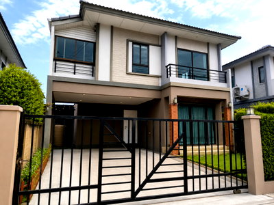 เช่าบ้านเดี่ยว นิคมอุตสาหกรรมแพรกษา : ให้เช่า 25,000 บาท/เดือน บ้านเดี่ยว2 ชั้น 50 ตร.วา หมู่บ้านเดอะแพลน กิ่งแก้ว-เทพารักษ์ 