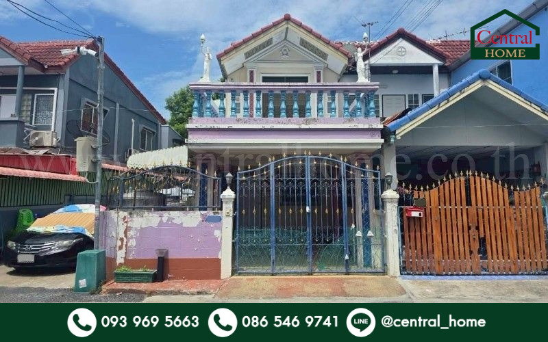 รูป ทาวน์เฮ้าส์ ทรัพย์ดินทอง หลังริม บ้านสวย ราคาถูก - รูปที่ 1/14