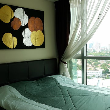 P-54577 | Le Luk 🔥✨ 1-Bedroom Condo for Rent | High Floor | City View | Fully Furnished | Washing Machine Included | Only 220 m from BTS Phra Khanong