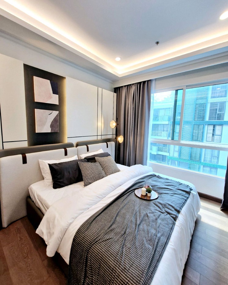 picture Supalai Elite Phayathai【𝐒𝐄𝐋𝐋】🔥Luxurious and elegantly designed room with well-thought-out usable space🔥 Contact Line ID: @hacondo - 1/10