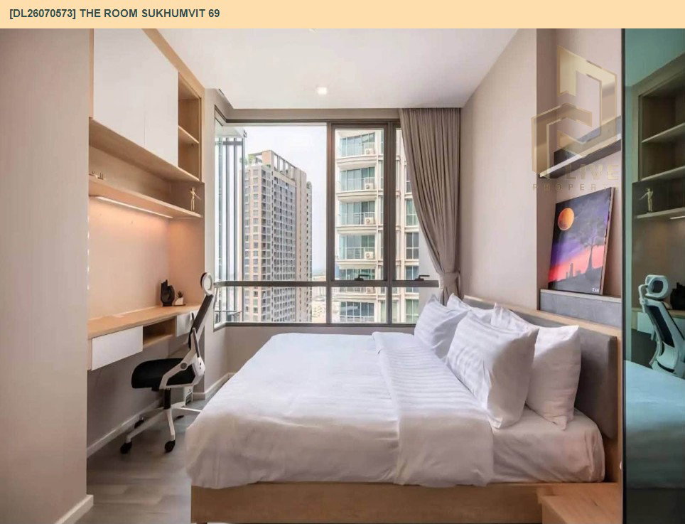 รูป DL26070573 ขายคอนโด เดอะ รูม สุขุมวิท 69 (The Room Sukhumvit 69) ใกล้ BTS พระโขนง พร้อมเข้าอยู่ โทรด่วน 0653619502 LineID @952jdxxk - รูปที่ 10/15