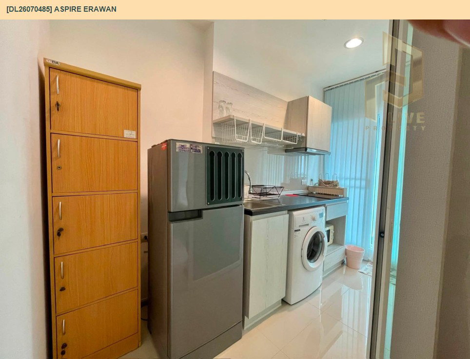 รูป DL26070485 ให้เช่าคอนโด แอสปาย เอราวัณ (Aspire Erawan) ใกล้ BTS ช้างเอราวัณ พร้อมเข้าอยู่ โทรด่วน 0653619502 LineID @952jdxxk - รูปที่ 5/9