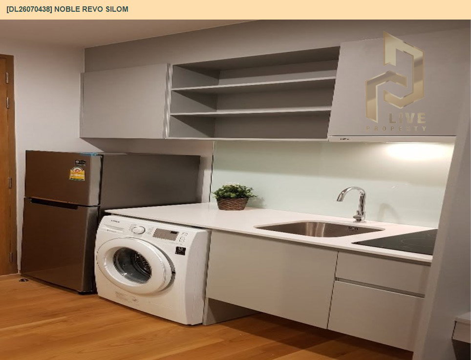 รูป DL26070438 ให้เช่าคอนโด โนเบิล รีโว สีลม (Noble Revo Silom) ใกล้ BTS สุรศักดิ์ พร้อมเข้าอยู่ โทรด่วน 0614453194 LineID @952jdxxk - รูปที่ 6/6