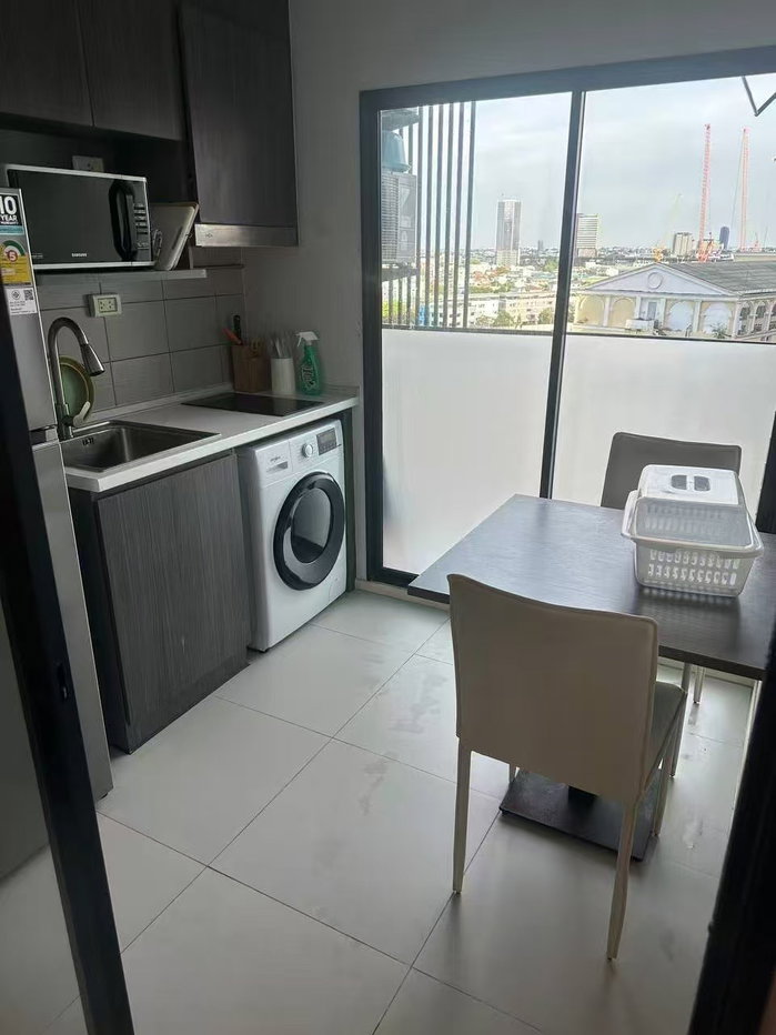 รูป ให้เช่าElio Del Nest -34ตรม. ชั้น12  ตึกG ใกล้ BTS อุดมสุข วิวสระ 12,000บาท - รูปที่ 14/15