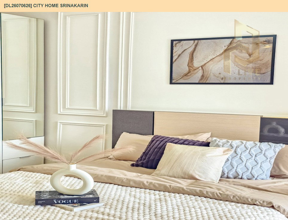 รูป DL26070626 ขายคอนโด ซิตี้ โฮม ศรีนครินทร์ (City Home Srinakarin) ใกล้ BTS แบริ่ง พร้อมเข้าอยู่ โทรด่วน 0614453194 LineID @952jdxxk - รูปที่ 11/11