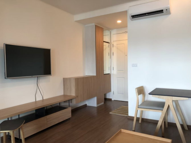 รูป ให้เช่าห้องริมเเม่นํ้าเจ้าพระยา คอนโด U Delight Residence Riverfront พระราม 3 วิวหน้าห้องเป็นเเม่นํ้าเเละสระนํ้า มองเห็นได้จากห้องนอน - รูปที่ 6/14