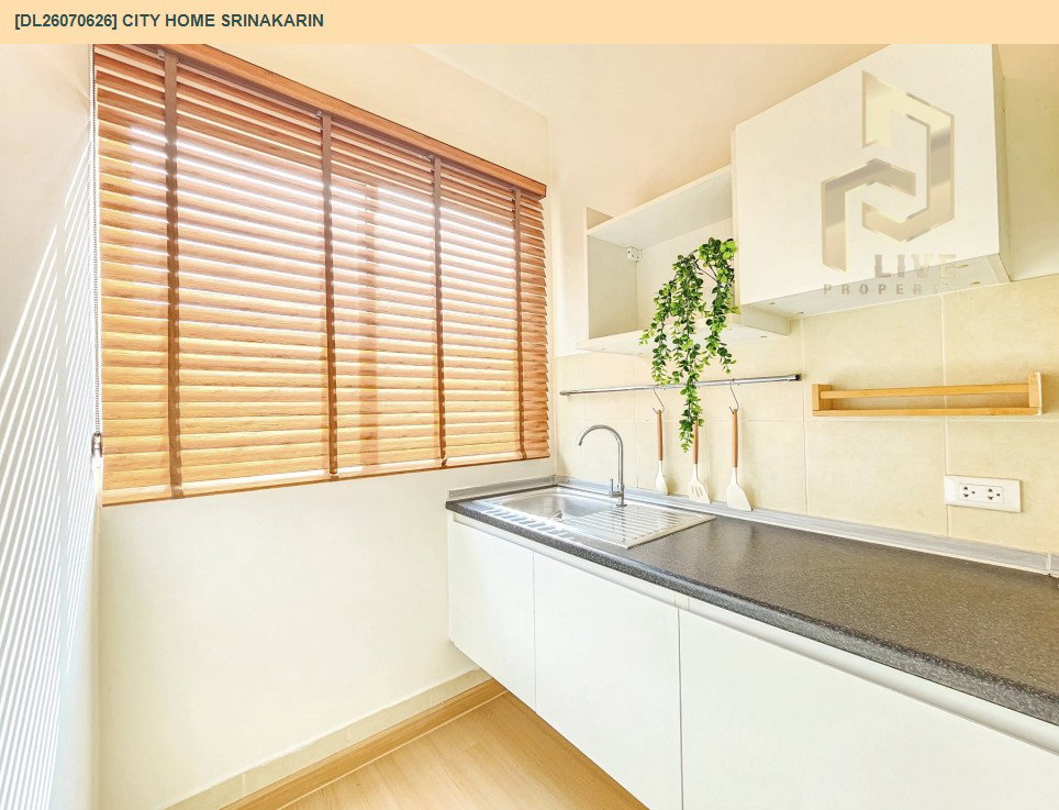 รูป DL26070626 ขายคอนโด ซิตี้ โฮม ศรีนครินทร์ (City Home Srinakarin) ใกล้ BTS แบริ่ง พร้อมเข้าอยู่ โทรด่วน 0614453194 LineID @952jdxxk - รูปที่ 5/11