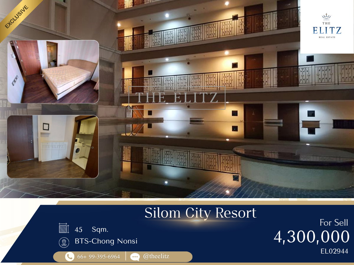 รูป ✨ Experience Serene Resort-Style Living with Generous Square Footage – Unmatched Comfort and Strength in Silom ✨ - รูปที่ 1/14