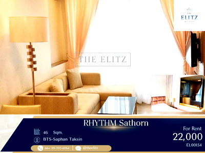 คอนโดให้เช่า : ✨Breathtaking Chaophraya River Views! Live Elegantly in a Luxury High-Rise Condo Near BTS & Sathorn CBD ✨