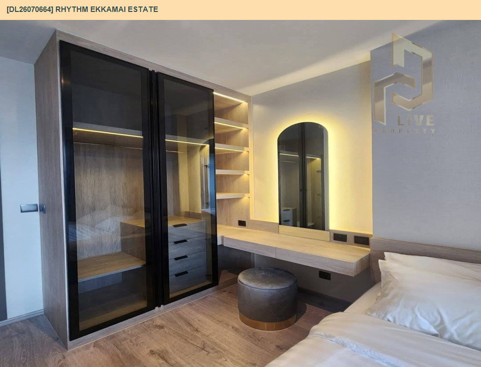 รูป DL26070664 ให้เช่าคอนโด ริธึ่ม เอกมัย เอสเตท (RHYTHM EKKAMAI ESTATE) ใกล้ BTS เอกมัย พร้อมเข้าอยู่ โทรด่วน 0638692663 LineID @952jdxxk - รูปที่ 5/10
