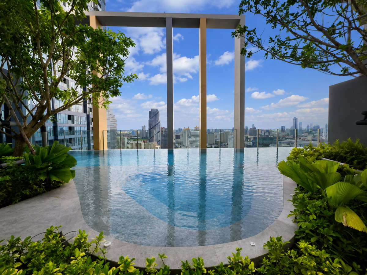 รูป 💥Nue District R9 – พระราม 9 | 1 Bed ใหญ่ 30.2 ตร.ม. 💥 แต่งครบ หิ้วกระเป๋าเข้าอยู่ได้เลย เพียง 25,000 บ. - รูปที่ 8/12