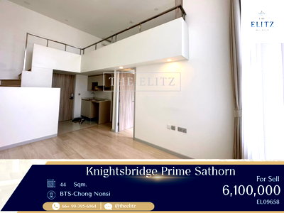 ขายคอนโด : ✨  Prime Sathorn Location! Exquisite High-Rise Unit with Premium Sky-High Amenities and Ultimate City Vibe ✨