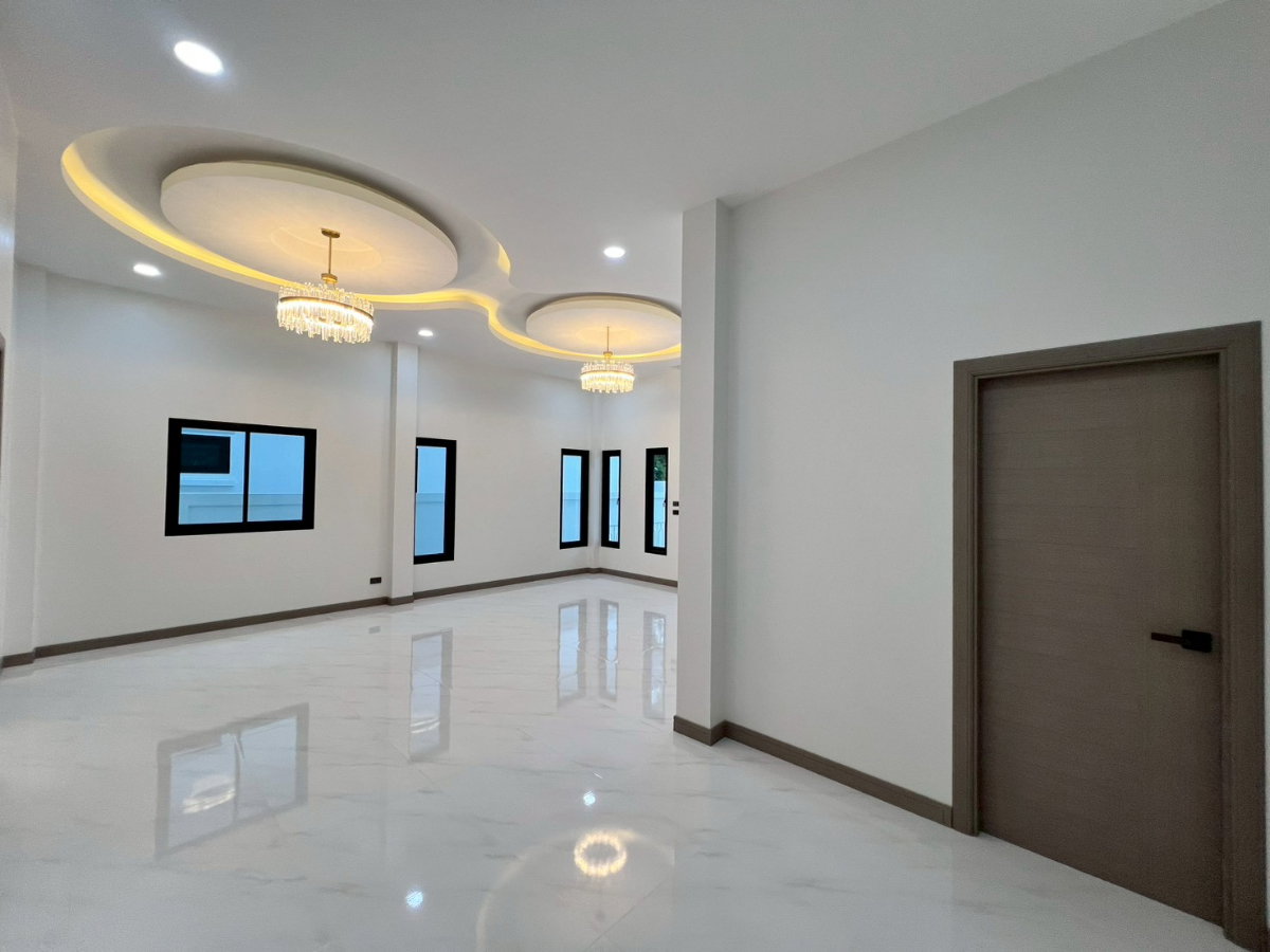 รูป ขายบ้านเดี่ยวชั้นเดียว มือหนึ่ง ดีไซน์โมเดิร์น บ้านใหม่พร้อมเข้าอยู่ ฟรีโอน #CDK100837 - รูปที่ 7/16