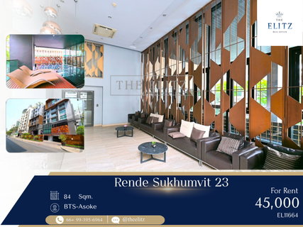 รูปภาพ ✨An Oasis in Asoke! Cozy Low-Rise Condo for Rent @ Rende Sukhumvit 23 – Max Privacy ✨