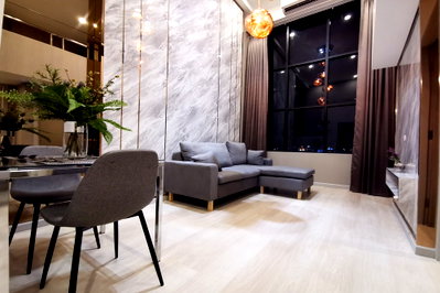 Condos for rent : For Rent !!  Knightsbridge Prime Sathorn, 1 bed Duo, 1 bath, high floor 40++, size rare item !! Code C20221202667 furnished, ready to move in 📣📣