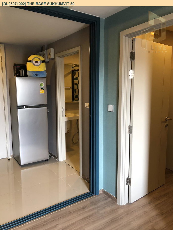 รูป DL23071002 ให้เช่าคอนโด เดอะ เบส สุขุมวิท 50 (The Base Sukhumvit 50) ใกล้ BTS อ่อนนุช พร้อมเข้าอยู่ โทรด่วน 0614453194 LineID @952jdxxk - รูปที่ 4/17