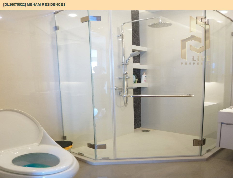 รูป DL26070522 ให้เช่าคอนโด แม่น้ำ เรสซิเดนท์ (Menam Residences) ใกล้ BTS สะพานตากสิน พร้อมเข้าอยู่ โทรด่วน 0638692663 LineID @952jdxxk - รูปที่ 7/8
