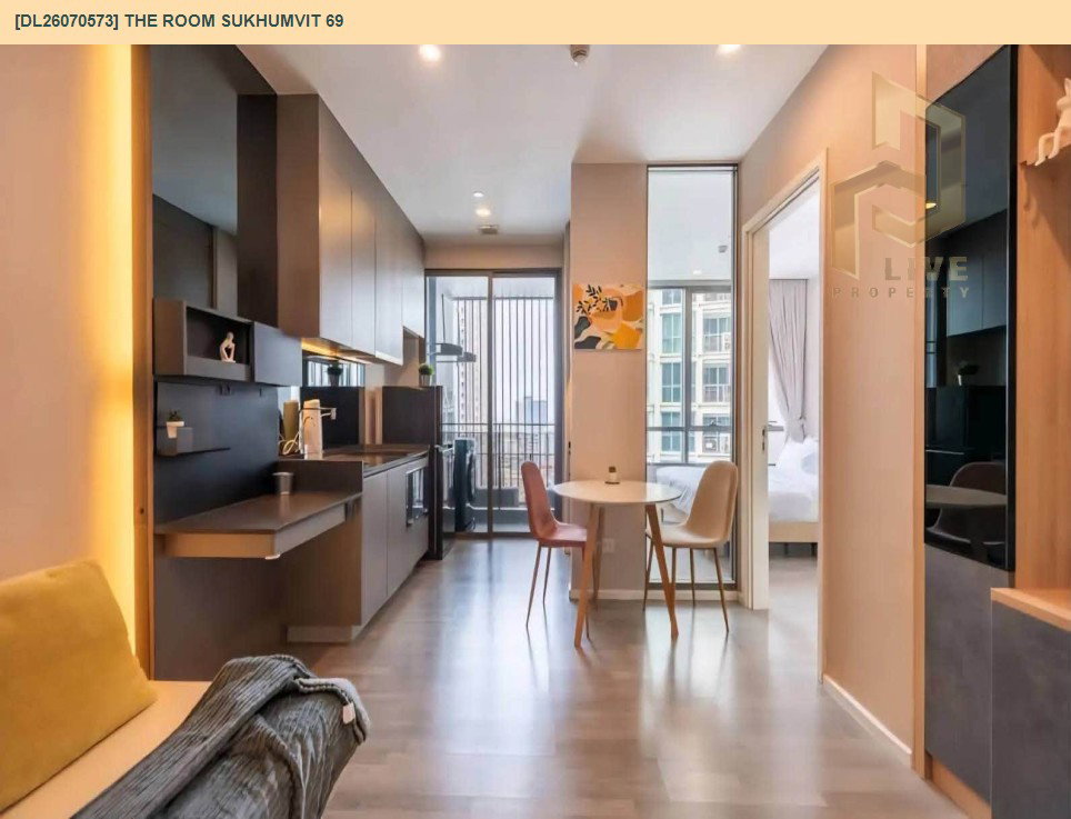 รูป DL26070573 ขายคอนโด เดอะ รูม สุขุมวิท 69 (The Room Sukhumvit 69) ใกล้ BTS พระโขนง พร้อมเข้าอยู่ โทรด่วน 0653619502 LineID @952jdxxk - รูปที่ 4/15
