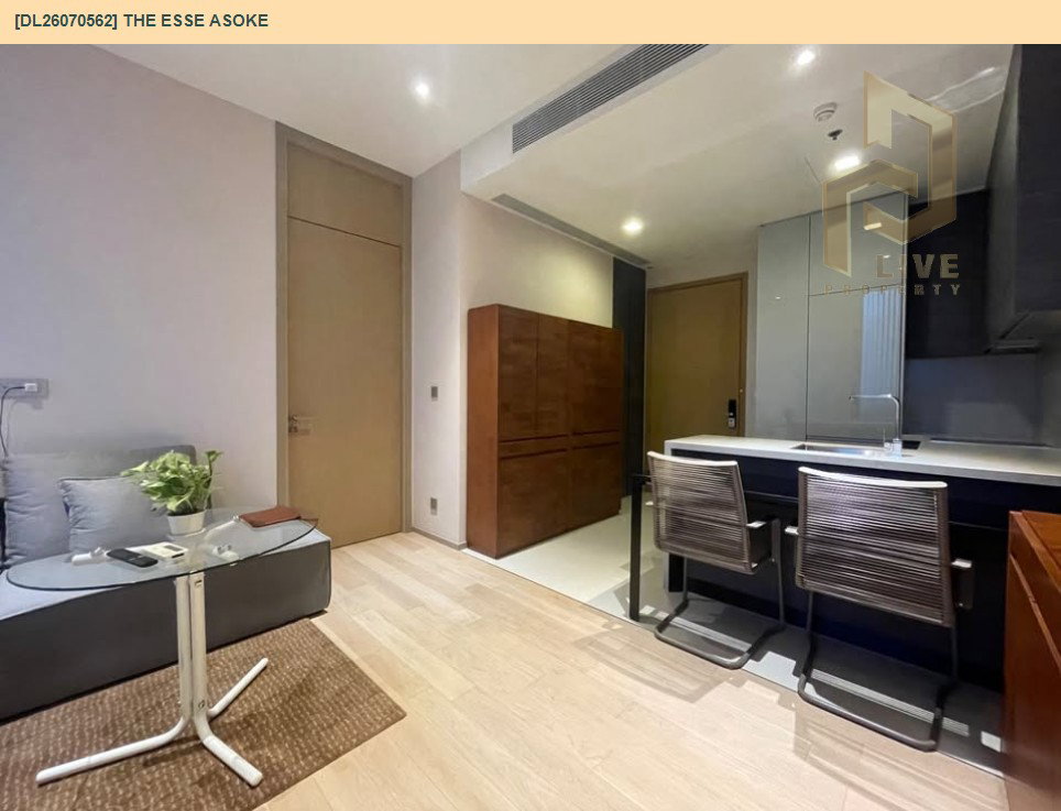 รูป DL26070562 ให้เช่าคอนโด ดิ เอส อโศก (The ESSE Asoke) ใกล้ BTS อโศก พร้อมเข้าอยู่ โทรด่วน 0614453194 LineID @952jdxxk - รูปที่ 2/6