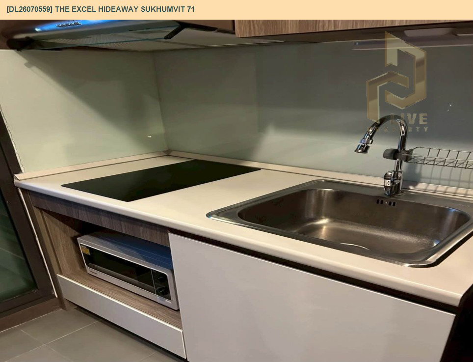 รูป DL26070559 ขายคอนโด ดิ เอ็กเซล ไฮด์ อะเวย์ สุขุมวิท 71 (The Excel Hideaway Sukhumvit 71) ใกล้ BTS อ่อนนุช พร้อมเข้าอยู่ โทรด่วน 0614453194 LineID @952jdxxk - รูปที่ 11/19
