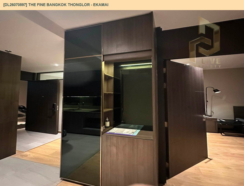 รูป DL26070597 ให้เช่าคอนโด เดอะ ฟายน์ แบงค็อค ทองหล่อ - เอกมัย (The FINE Bangkok Thonglor - Ekamai ) ใกล้ BTS เอกมัย พร้อมเข้าอยู่ โทรด่วน 0638692663 LineID @952jdxxk - รูปที่ 11/11