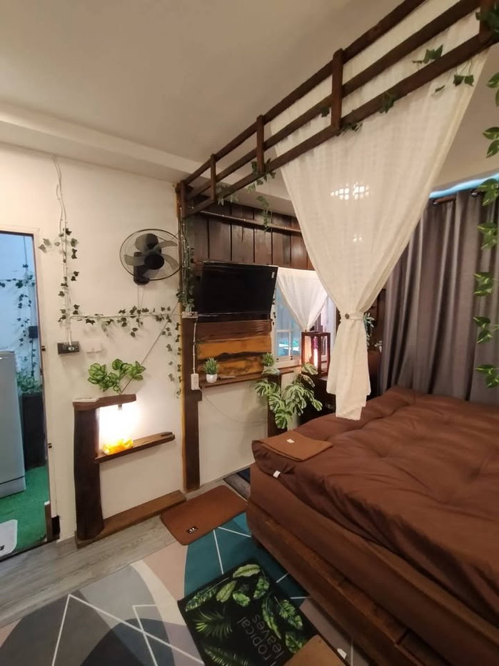 รูป 🏡 ขายด่วน! บ้านสร้างใหม่สไตล์โฮมสเตย์รีสอร์ท 2 หลังในพื้นที่เดียว ทำเลทอง อ.หางดง! T.063-6649056 - รูปที่ 10/34