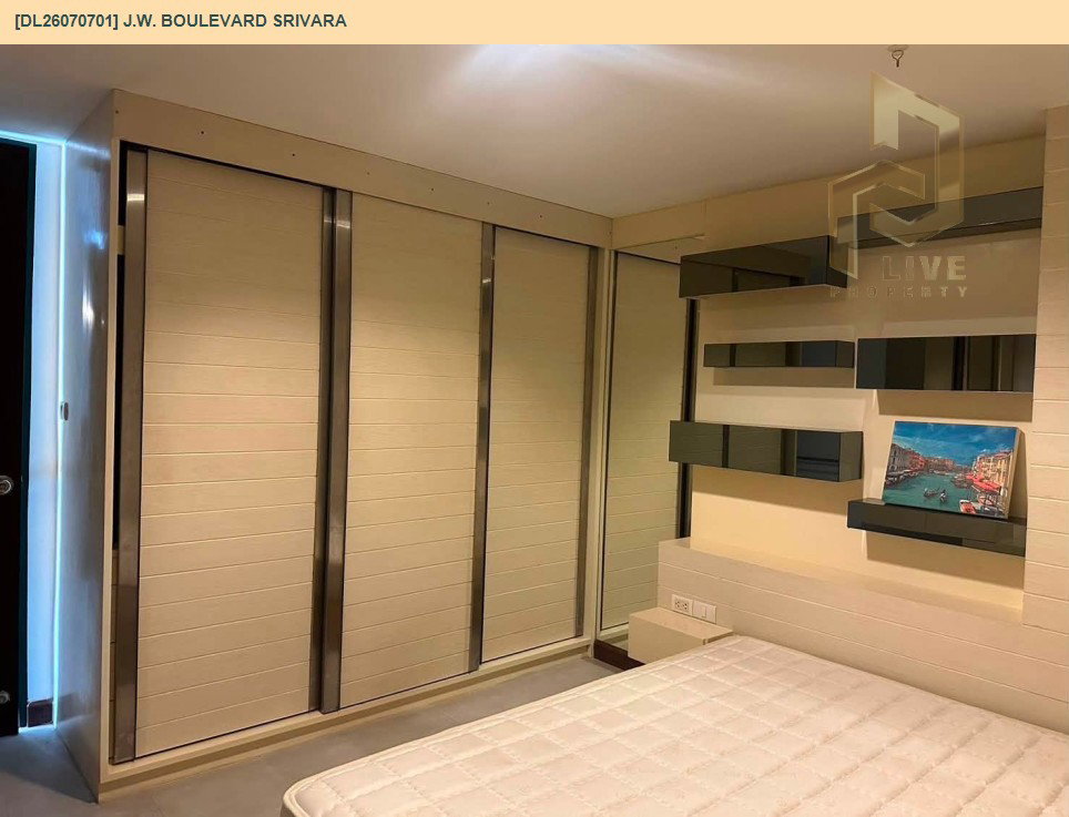 รูป DL26070701 ให้เช่าคอนโด เจ ดับบลิว บูเลอวาร์ด ศรีวรา (J.W. Boulevard Srivara) ใกล้ - พร้อมเข้าอยู่ โทรด่วน 0614453194 LineID @952jdxxk - รูปที่ 5/6