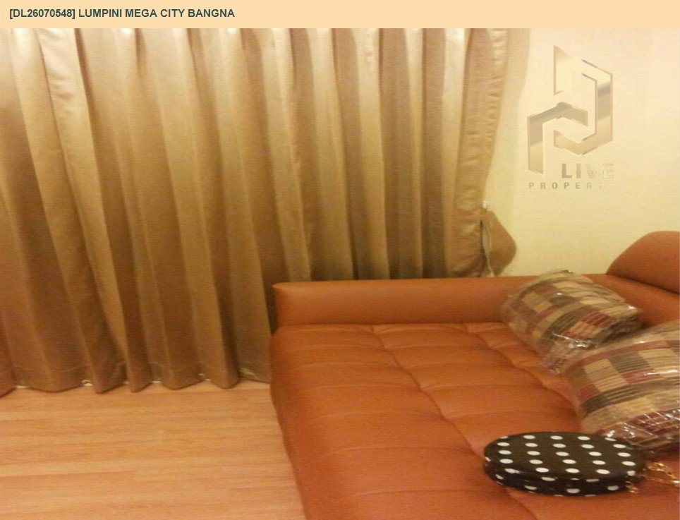 รูป DL26070548 ให้เช่าคอนโด ลุมพินี เมกะ ซิตี้ บางนา (Lumpini Mega city Bangna) ใกล้ BTS บางนา พร้อมเข้าอยู่ โทรด่วน 0638692663 LineID @952jdxxk - รูปที่ 3/6