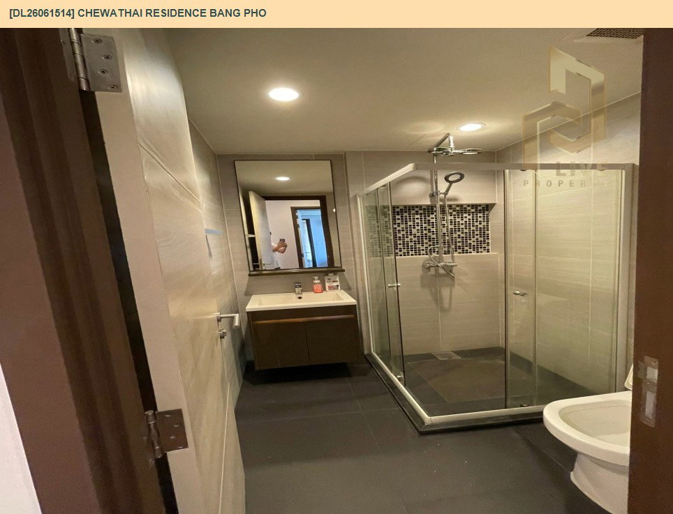 รูป DL26061514 ให้เช่าคอนโด ชีวาทัย เรสซิเดนซ์ บางโพ (Chewathai Residence Bang Pho) ใกล้ MRT บางโพ พร้อมเข้าอยู่ โทรด่วน 0653619502 LineID @952jdxxk - รูปที่ 7/7