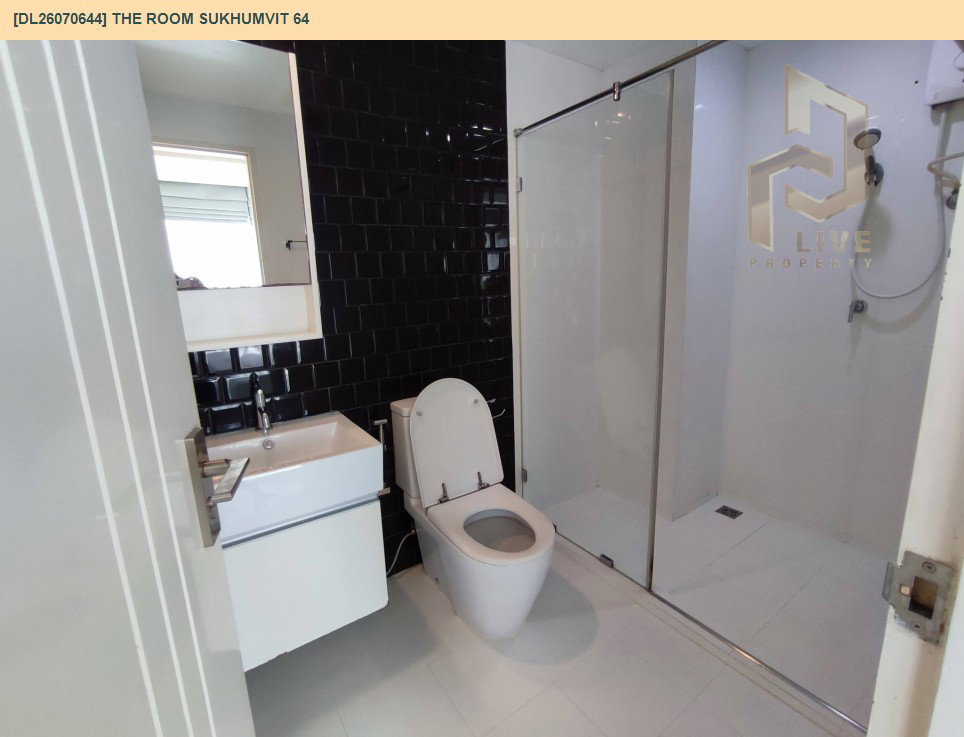 รูป DL26070644 ให้เช่าคอนโด เดอะ รูม สุขุมวิท 64 (The Room Sukhumvit 64) ใกล้ BTS ปุณณวิถี พร้อมเข้าอยู่ โทรด่วน 0638692663 LineID @952jdxxk - รูปที่ 12/12