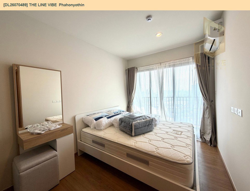 รูป DL26070489 ให้เช่าคอนโด เดอะ ไลน์ ไวบ์ พหลโยธิน (THE LINE VIBE Phahonyothin) ใกล้ BTS ห้าแยกลาดพร้าว พร้อมเข้าอยู่ โทรด่วน 0614453194 LineID @952jdxxk - รูปที่ 2/9