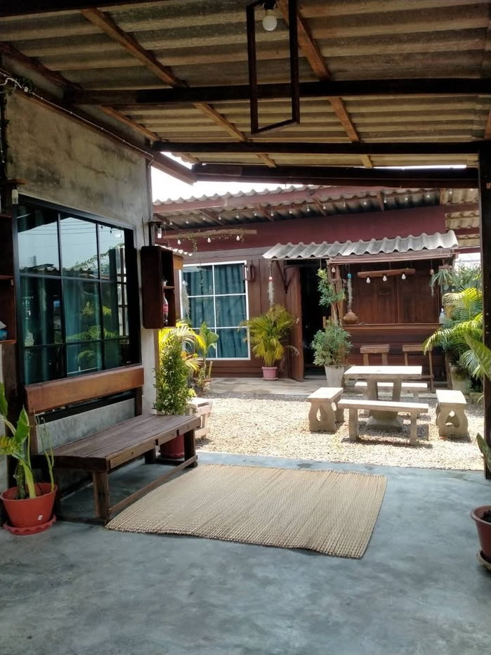 รูป 🏡 ขายด่วน! บ้านสร้างใหม่สไตล์โฮมสเตย์รีสอร์ท 2 หลังในพื้นที่เดียว ทำเลทอง อ.หางดง! T.063-6649056 - รูปที่ 4/34