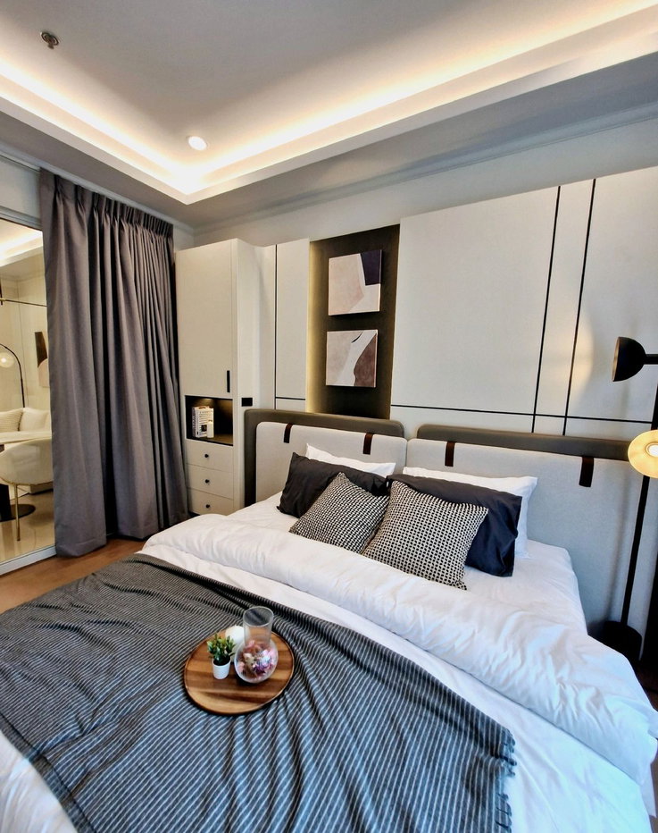 picture Supalai Elite Phayathai【𝐒𝐄𝐋𝐋】🔥Luxurious and elegantly designed room with well-thought-out usable space🔥 Contact Line ID: @hacondo - 2/10