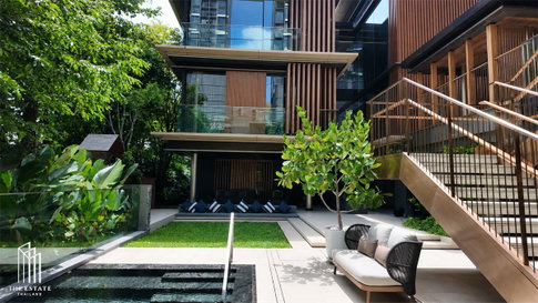 Luxurious detached house for sale in Mulberry Grove The Forestias Villas, 5 bedrooms, 7 bathrooms, 253.2 square wah (approximately 350 million baht)