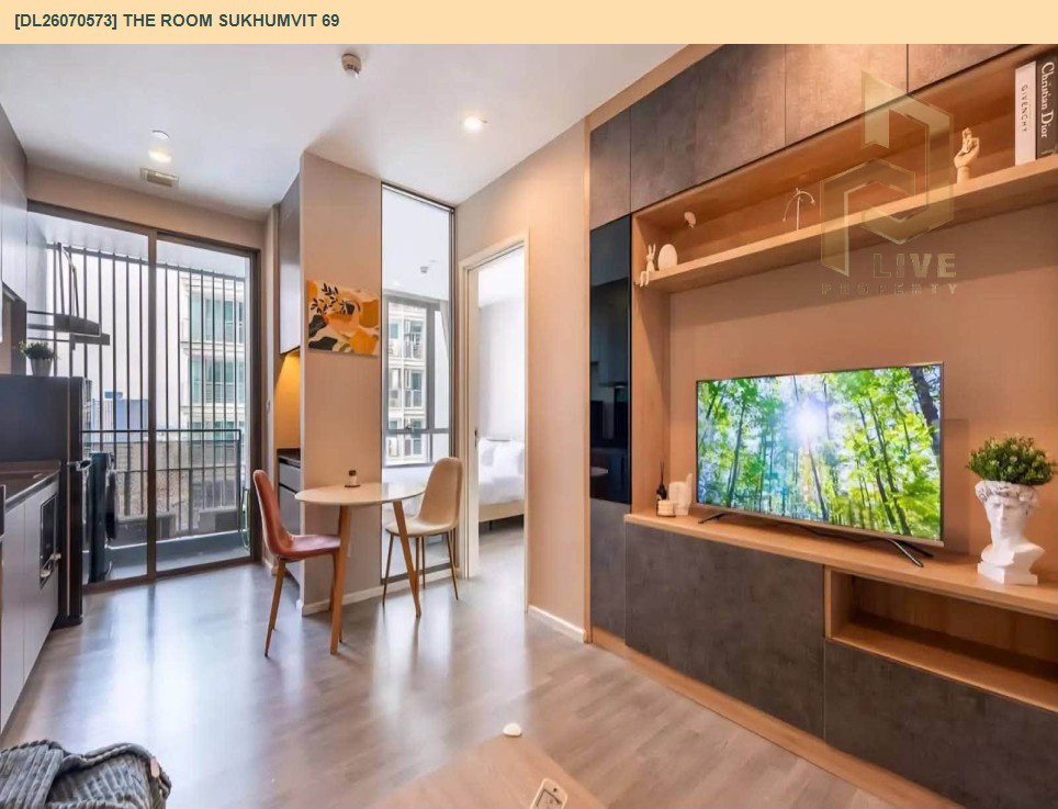 รูป DL26070573 ขายคอนโด เดอะ รูม สุขุมวิท 69 (The Room Sukhumvit 69) ใกล้ BTS พระโขนง พร้อมเข้าอยู่ โทรด่วน 0653619502 LineID @952jdxxk - รูปที่ 9/15