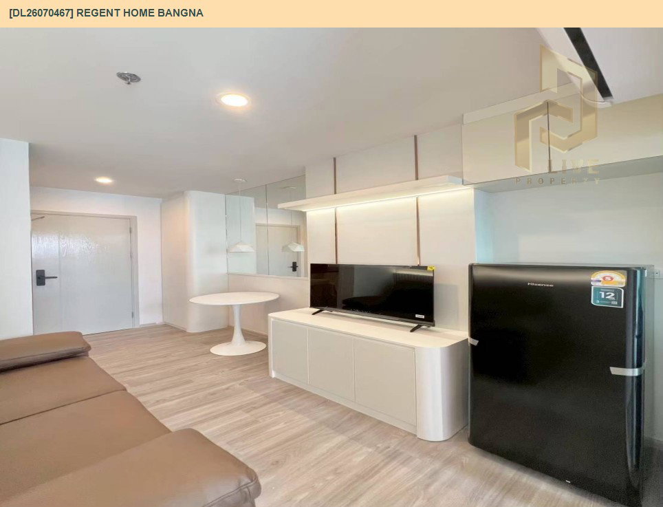 รูป DL26070467 ให้เช่าคอนโด รีเจ้นท์ โฮม บางนา (Regent home bangna) ใกล้ BTS บางนา พร้อมเข้าอยู่ โทรด่วน 0614453194 LineID @952jdxxk - รูปที่ 3/9