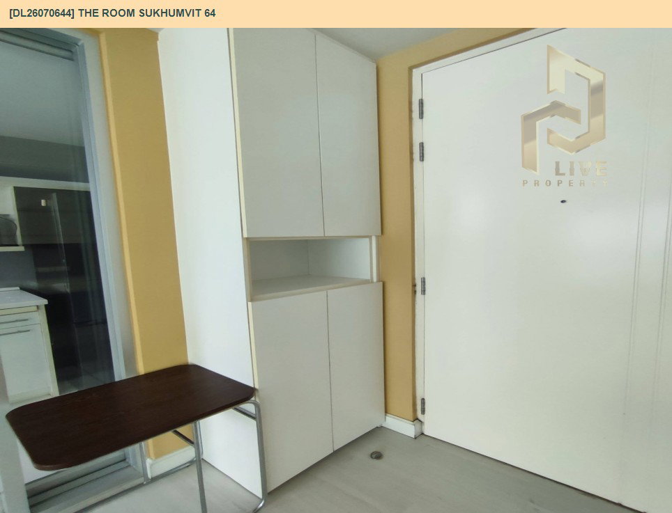 รูป DL26070644 ให้เช่าคอนโด เดอะ รูม สุขุมวิท 64 (The Room Sukhumvit 64) ใกล้ BTS ปุณณวิถี พร้อมเข้าอยู่ โทรด่วน 0638692663 LineID @952jdxxk - รูปที่ 5/12