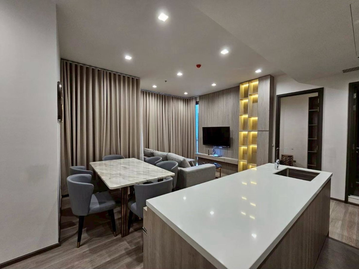 รูป For Rent📍 💥Rhythm Charoenkrung Pavillion 📍2bed 88 Sq.M.. Rent :60,000 Call/Line: 0954597992 - รูปที่ 2/14