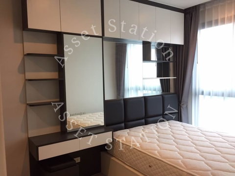 🏢Rent now! Quinn Ratchada, spacious room, high floor, fully furnished with modern decor, ready to move in | MRT Sutthisan💎