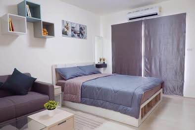 picture Condo for rent, Aspire Ladprao 113 (studio room), 3th floor, next to the Yellow Line, Bang Kapi Station - 7/8