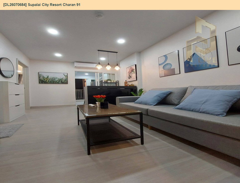 รูป DL26070684 ให้เช่าคอนโด ศุภาลัย ซิตี้ รีสอร์ท จรัญ 91 (Supalai City Resort Charan 91) ใกล้ MRT บางอ้อ พร้อมเข้าอยู่ โทรด่วน 0653619502 LineID @952jdxxk - รูปที่ 3/7