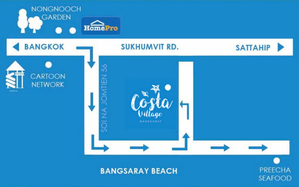 รูป Call : 081-561-5740 Costa Village Bangsaray ใกล้หาดบางเสร่ 34 ตารางเมตร 1 ห้องนอน ชั้น2 ตกแต่งครบ - รูปที่ 11/12