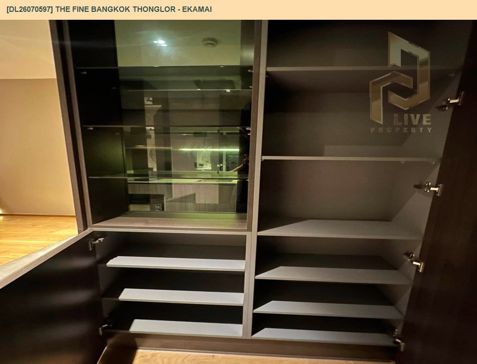 รูป DL26070597 ให้เช่าคอนโด เดอะ ฟายน์ แบงค็อค ทองหล่อ - เอกมัย (The FINE Bangkok Thonglor - Ekamai ) ใกล้ BTS เอกมัย พร้อมเข้าอยู่ โทรด่วน 0638692663 LineID @952jdxxk - รูปที่ 10/11
